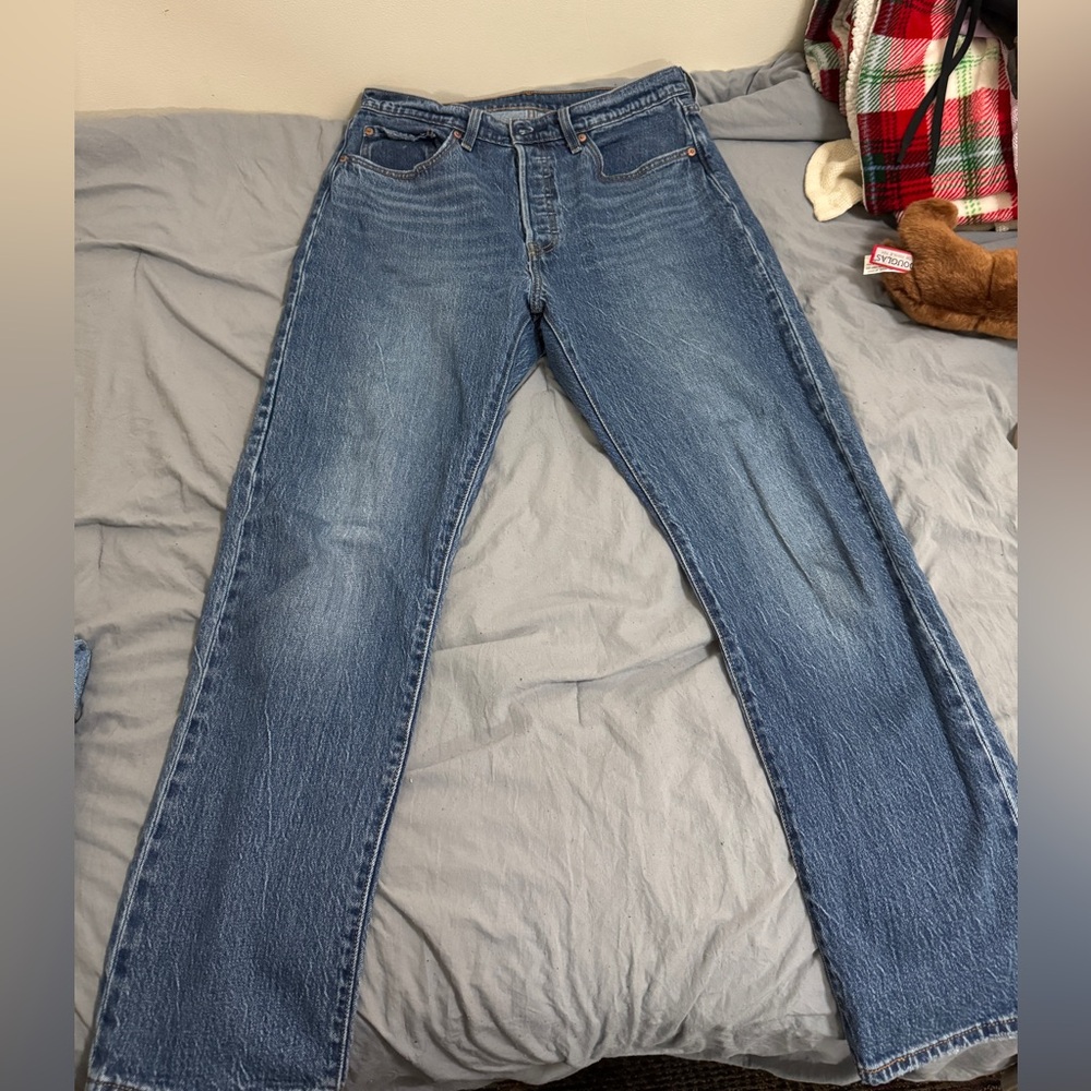 Levi's Blue Denim Jeans with Orange Label